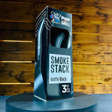 Black Pellet Grill Smoke Stack Trucker Fits Traeger, Pit Boss, Camp Chef, Recteq.
