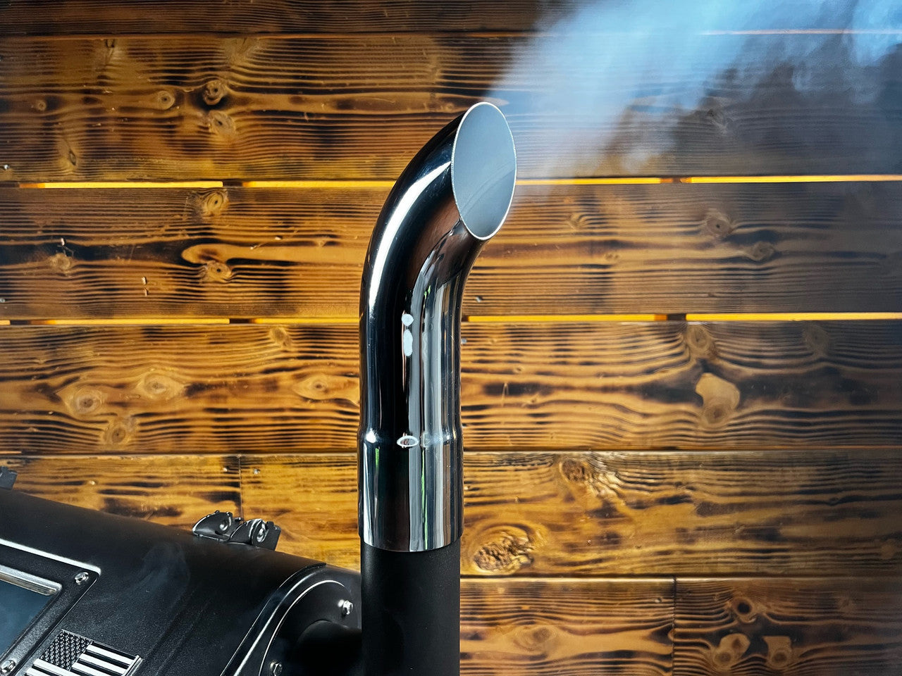 Chrome Pellet Grill Smoke Stack Trucker Series Fits GMG / Yoder Smokers.
