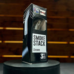 Chrome Pellet Grill Smoke Stack Trucker Fits Traeger, Pit Boss, Camp Chef, Recteq.
