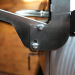 Tactical Stainless Folding Front Shelf for Camp Chef Woodwind 36 / Pro 36 / CL 36.