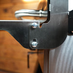 Tactical Stainless Folding Front Shelf for Camp Chef Woodwind 36 / Pro 36 / CL 36.