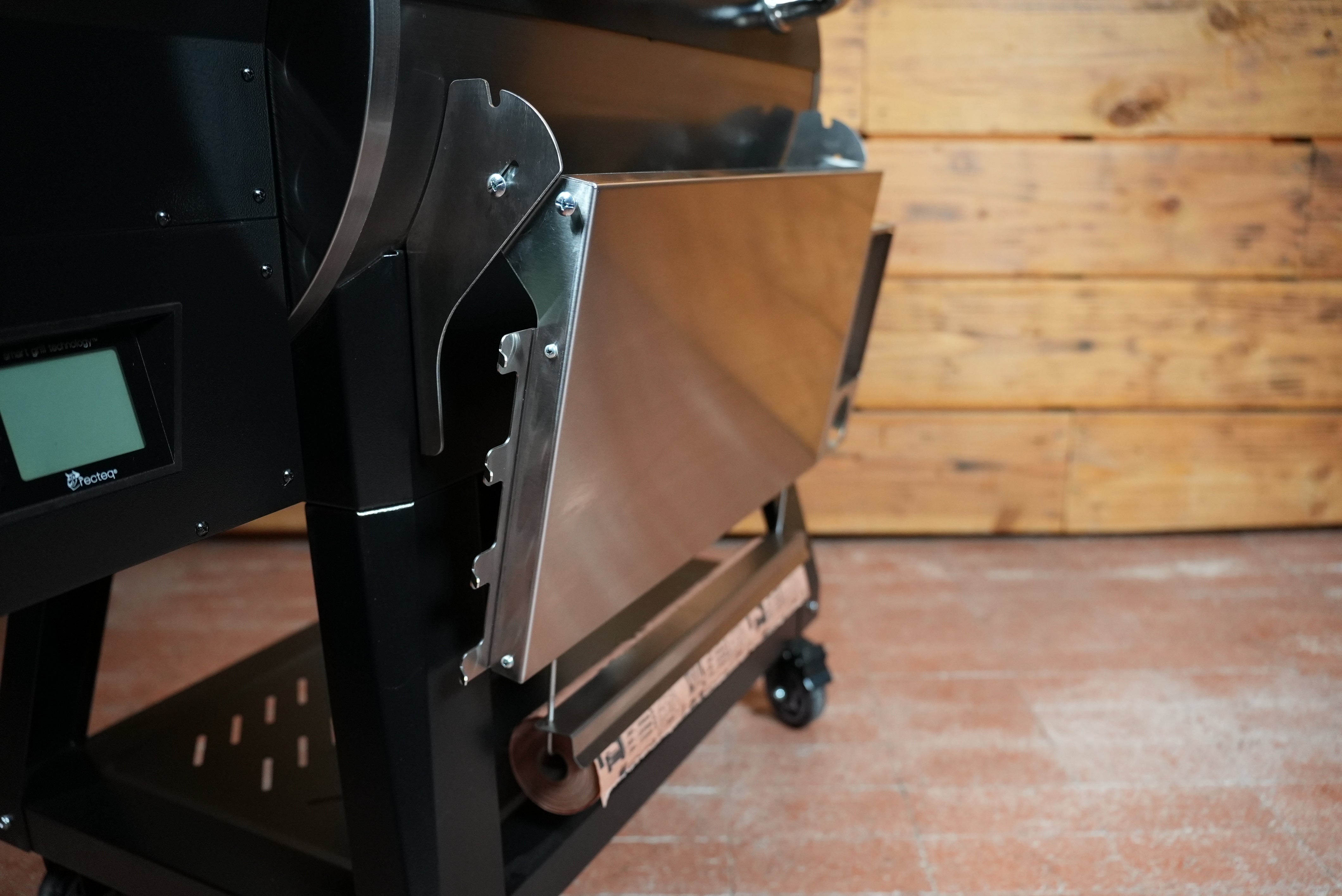 Tactical Stainless Folding Front Shelf for RecTeq Deck Boss 590.
