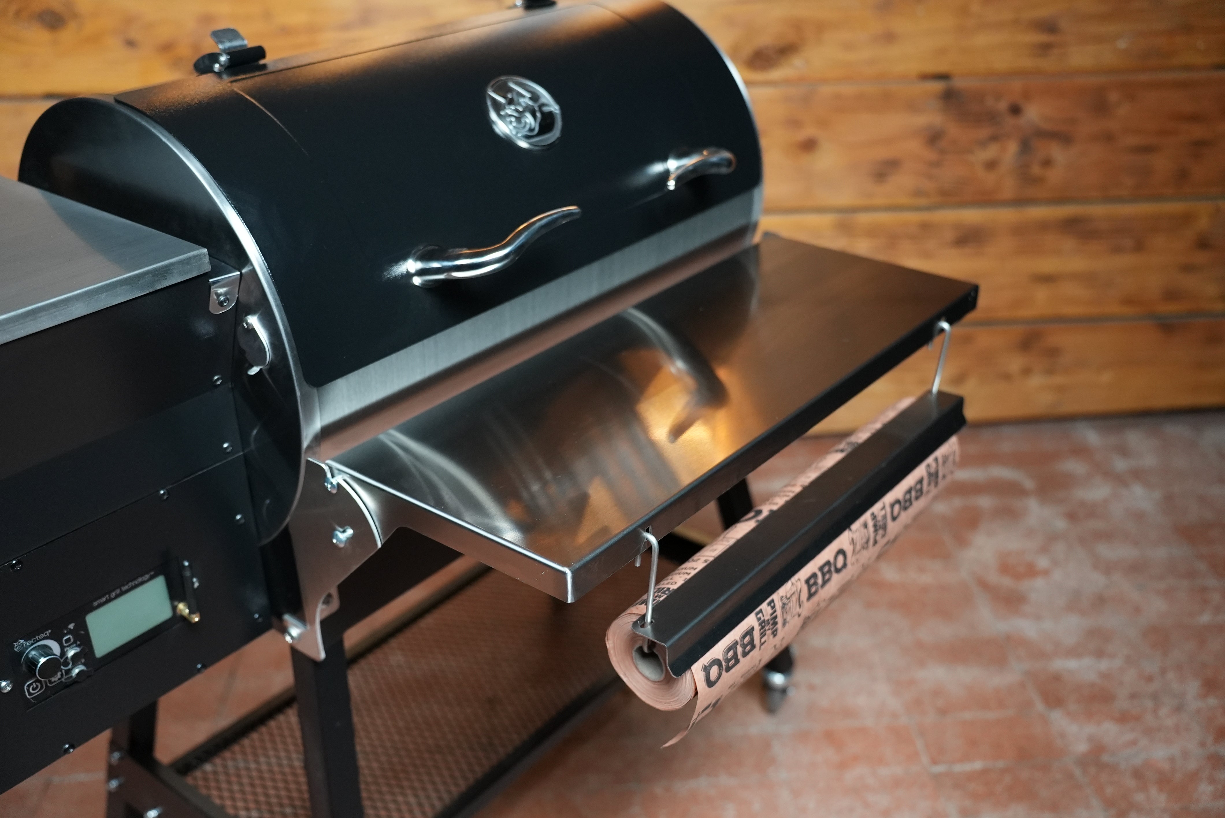 Tactical Stainless Folding Front Shelf for RecTeq Patio Legend 410.