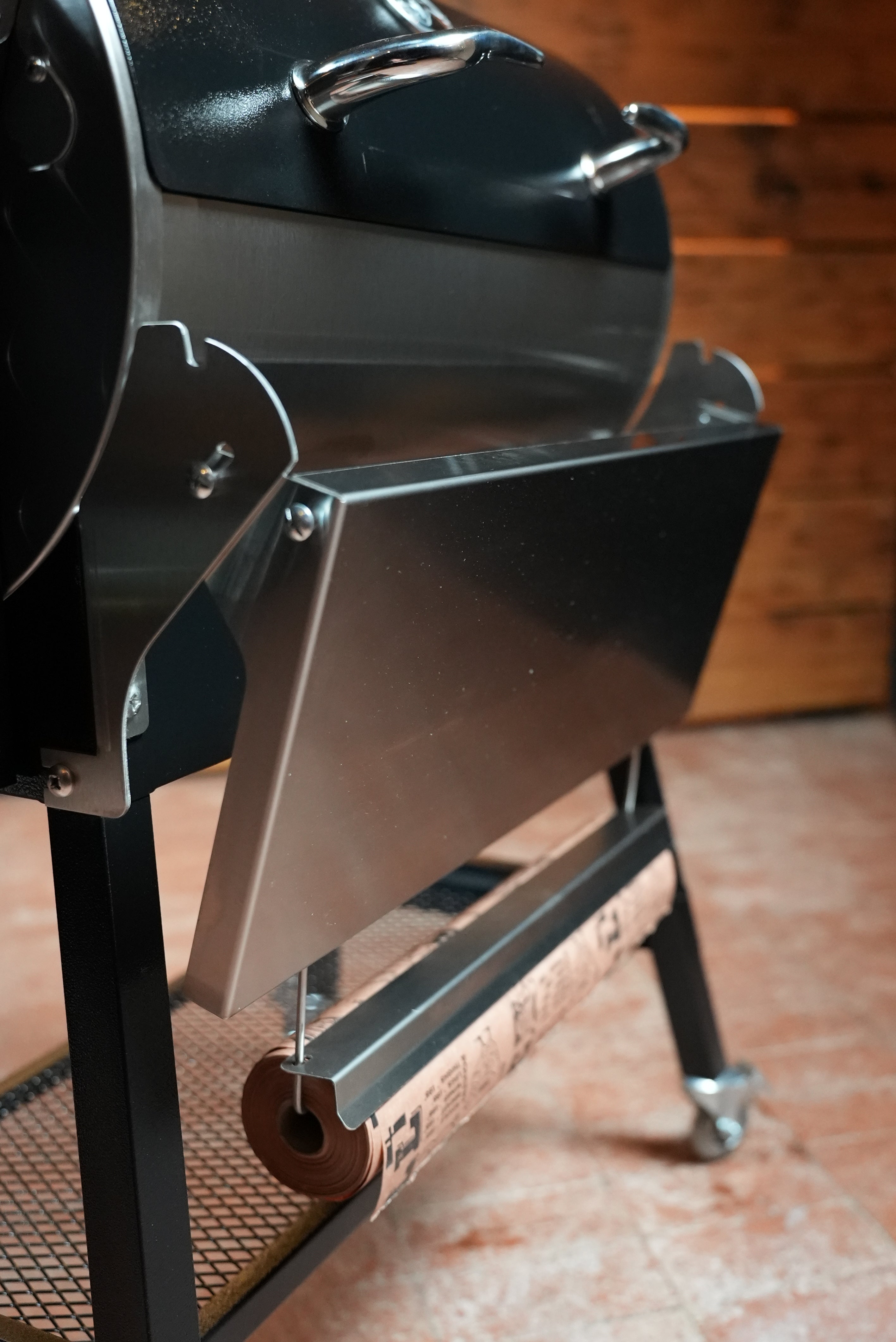 Tactical Stainless Folding Front Shelf for RecTeq Patio Legend 410.