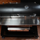 Tactical Stainless Folding Front Shelf for Recteq Backyard Beast 1000 & 1200, Flagship XL 1400, DualFire 1200.