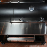 Tactical Stainless Folding Front Shelf for Recteq Backyard Beast 1000 & 1200, Flagship XL 1400, DualFire 1200.