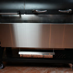 Tactical Stainless Folding Front Shelf for Recteq Backyard Beast 1000 & 1200, Flagship XL 1400, DualFire 1200.