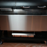 Tactical Stainless Folding Front Shelf for Recteq Backyard Beast 1000 & 1200, Flagship XL 1400, DualFire 1200.