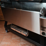 Tactical Stainless Folding Front Shelf for Recteq Backyard Beast 1000 & 1200, Flagship XL 1400, DualFire 1200.