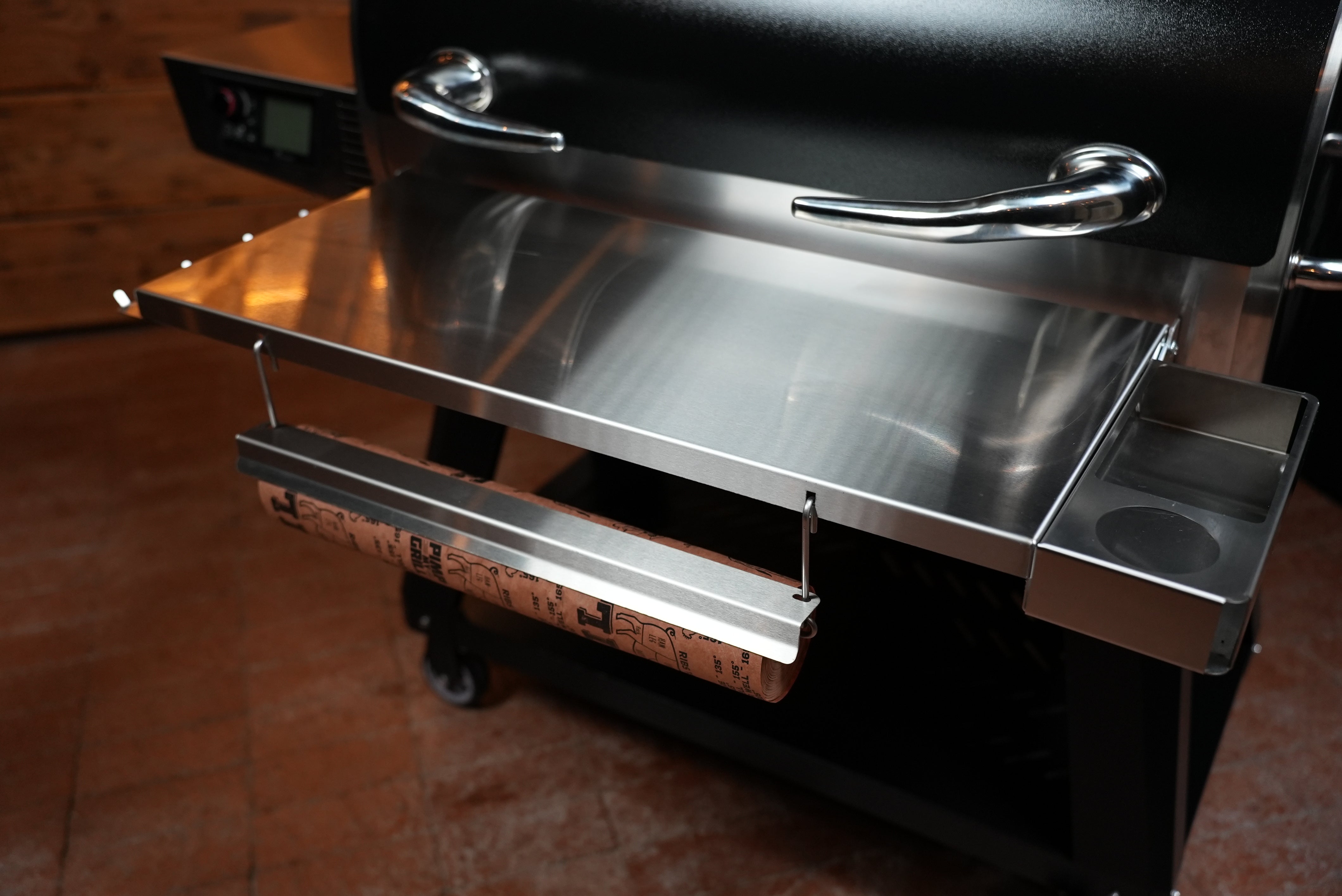 Tactical Stainless Folding Front Shelf for RecTeq Flagship 1100.
