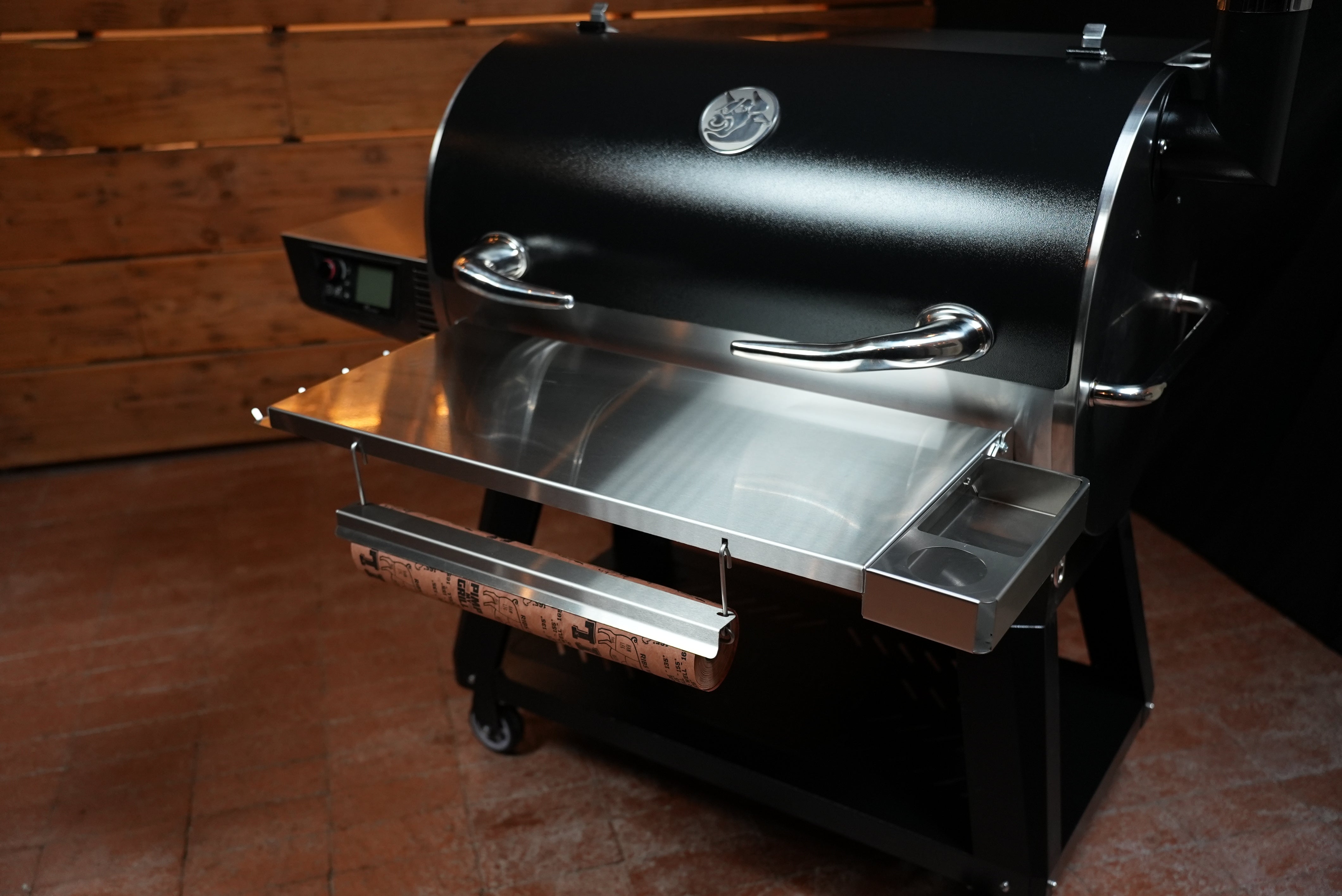 Tactical Stainless Folding Front Shelf for RecTeq Flagship 1100.