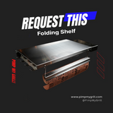 YS480/YS480s tactical stainless steel folding front shelf