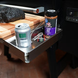 Tactical Stainless Folding Front Shelf for Traeger Pro 22 / Pro 575 / Redland / Ironwood 650.