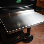 Tactical Stainless Folding Front Shelf for Traeger Pro 22 / Pro 575 / Redland / Ironwood 650.