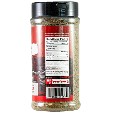 Operation BBQ Relief All Purpose Rub.