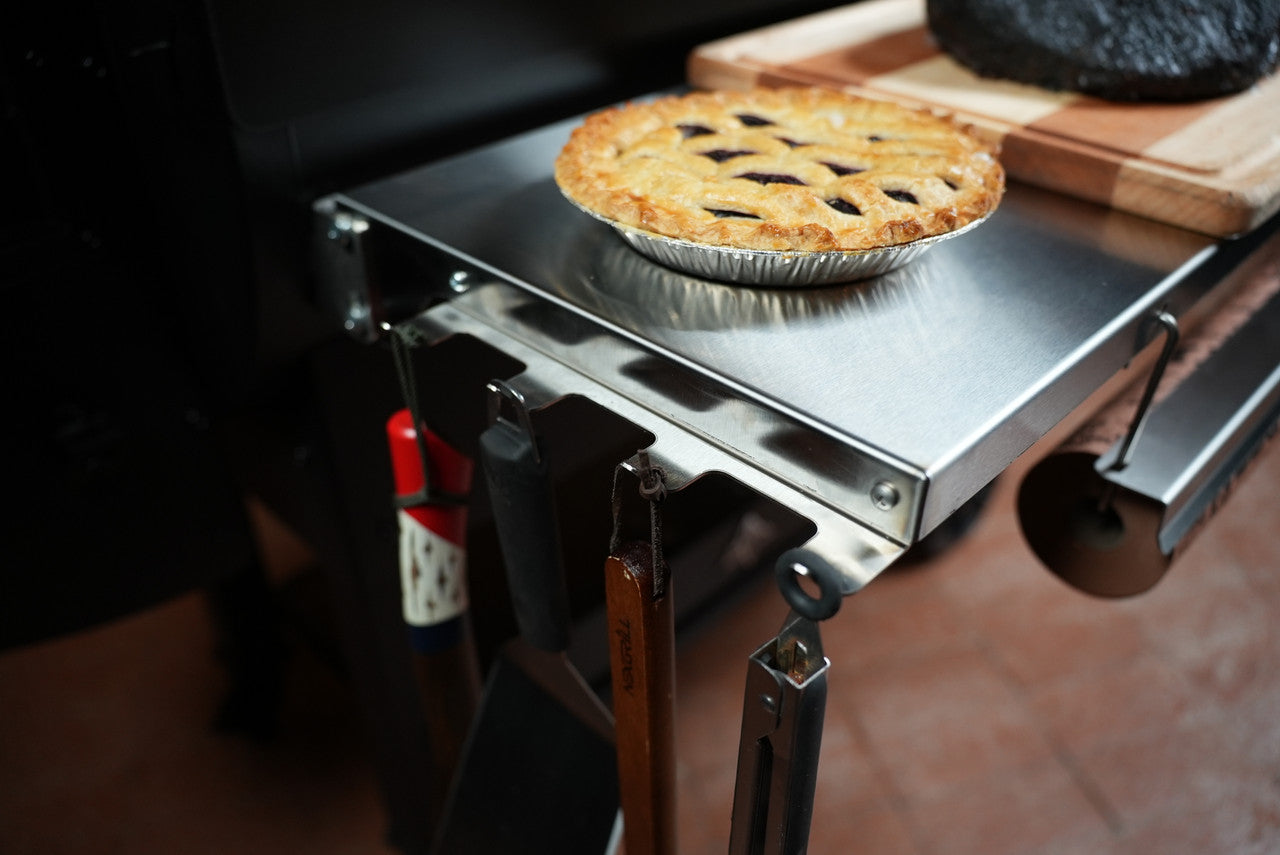 Tactical Stainless Folding Front Shelf for GMG Peak 2.0.