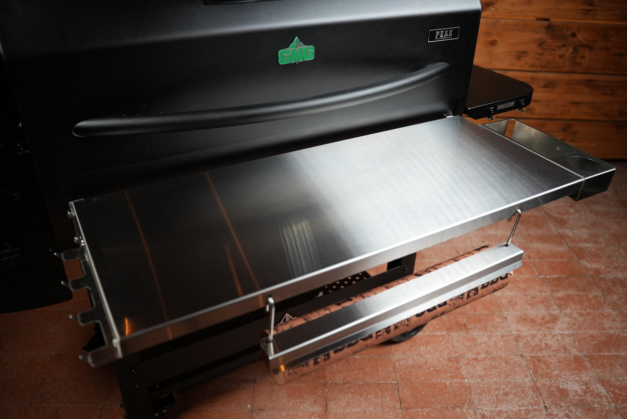 Tactical Stainless Folding Front Shelf for GMG Peak 2.0.