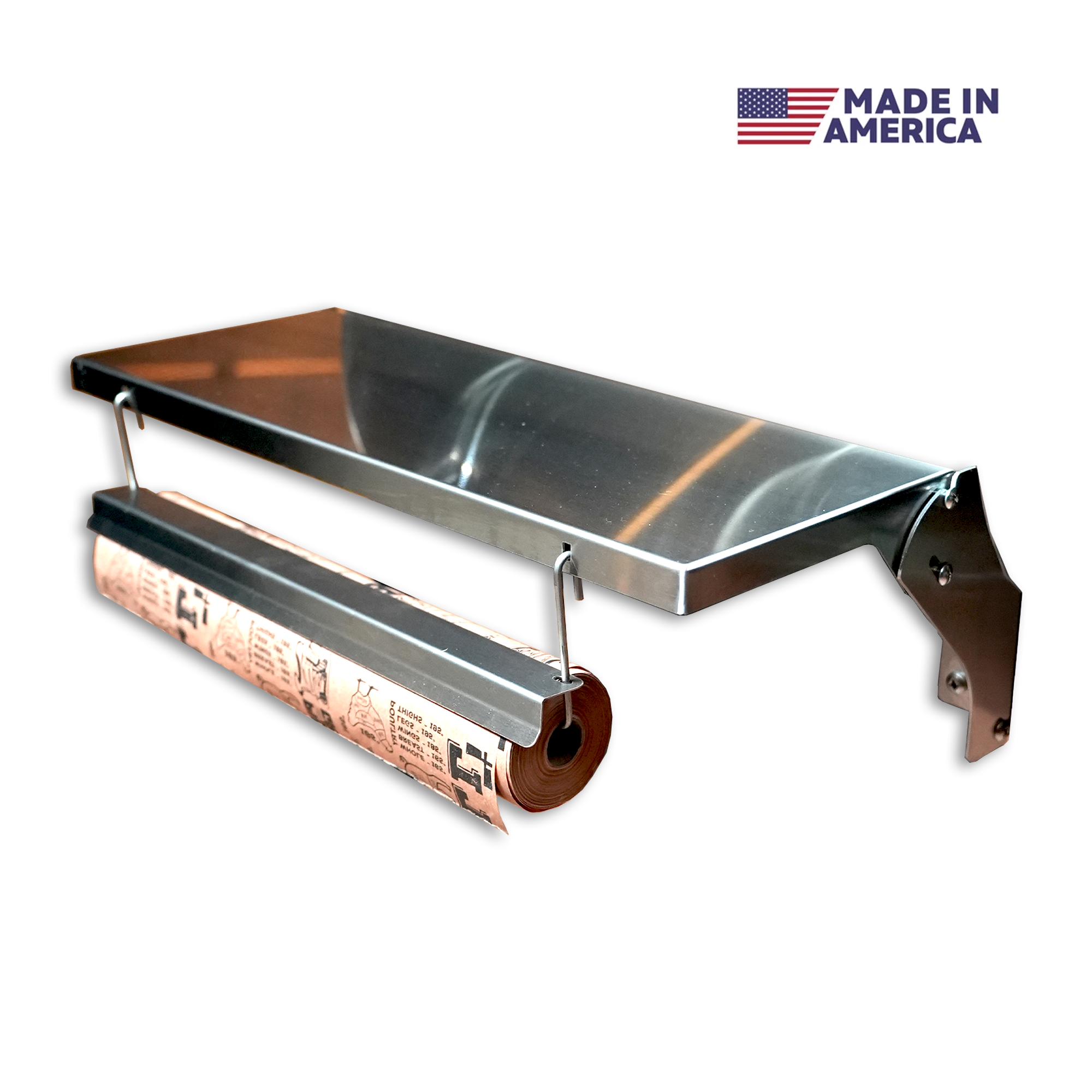 Tactical Stainless Folding Front Shelf for RecTeq Patio Legend 410.