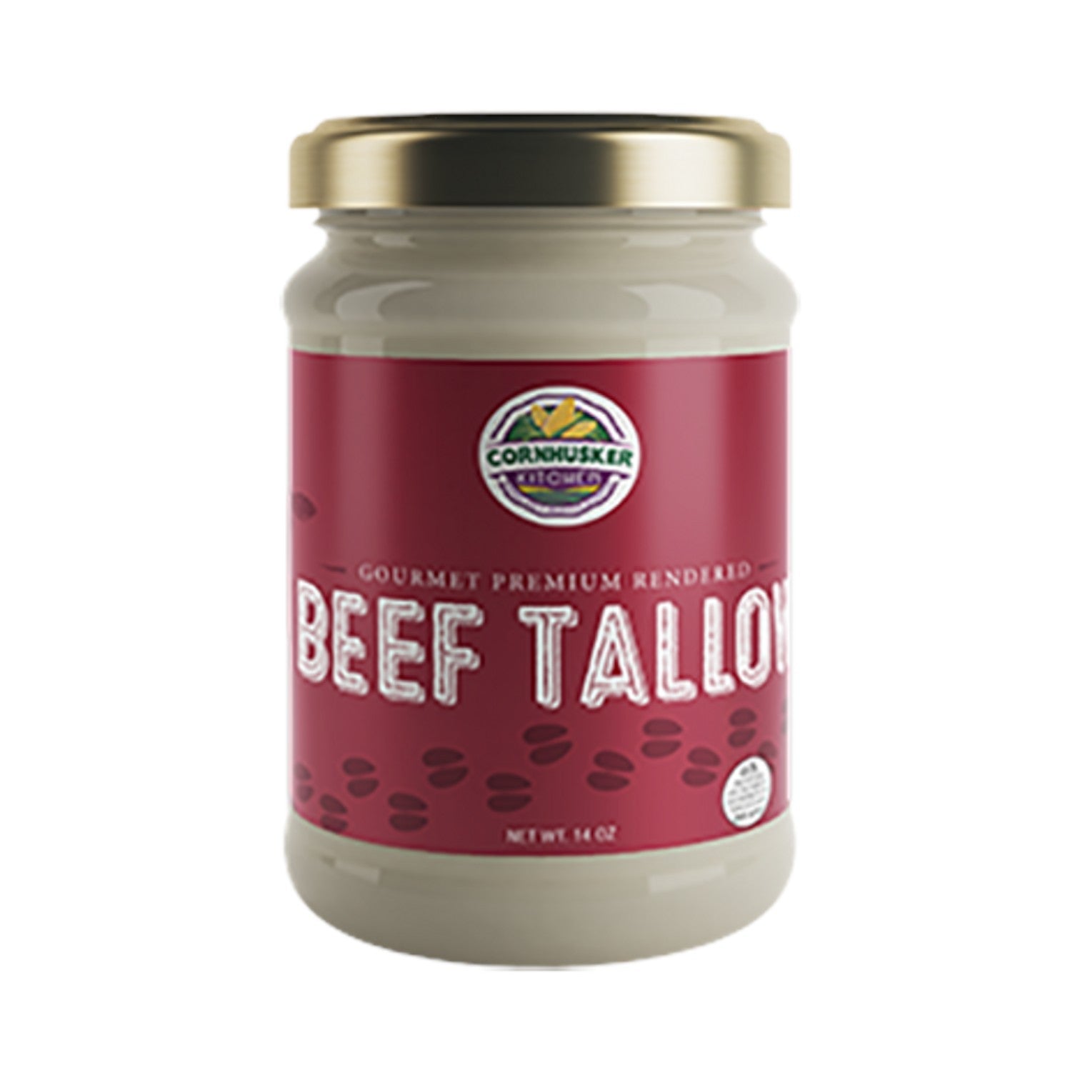 Premium Rendered Beef Tallow (14 oz.).