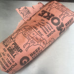 Pink Butcher Paper w/Temps & Butcher Maps 18in x 175ft.