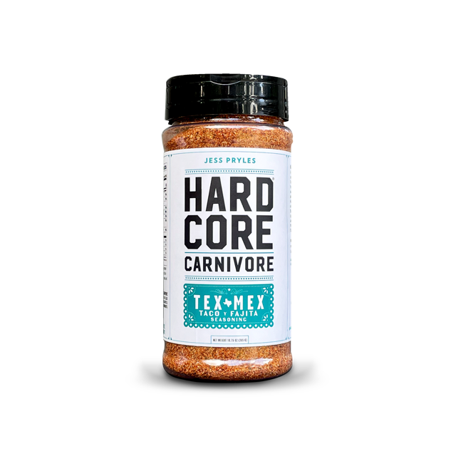 Hardcore Carnivore: Tex Mex shaker jar.