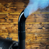 Black Pellet Grill Smoke Stack Trucker Series Fits GMG / Yoder Smokers.