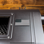 Old Glory Grill Emblem, Black & White for all Green Mountain Grills.