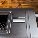 Old Glory Grill Emblem, Black & White for all Green Mountain Grills.