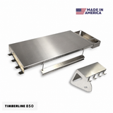 Traeger Timberline 850 | Pimp My Grill® Tactical Stainless Folding Front Shelf