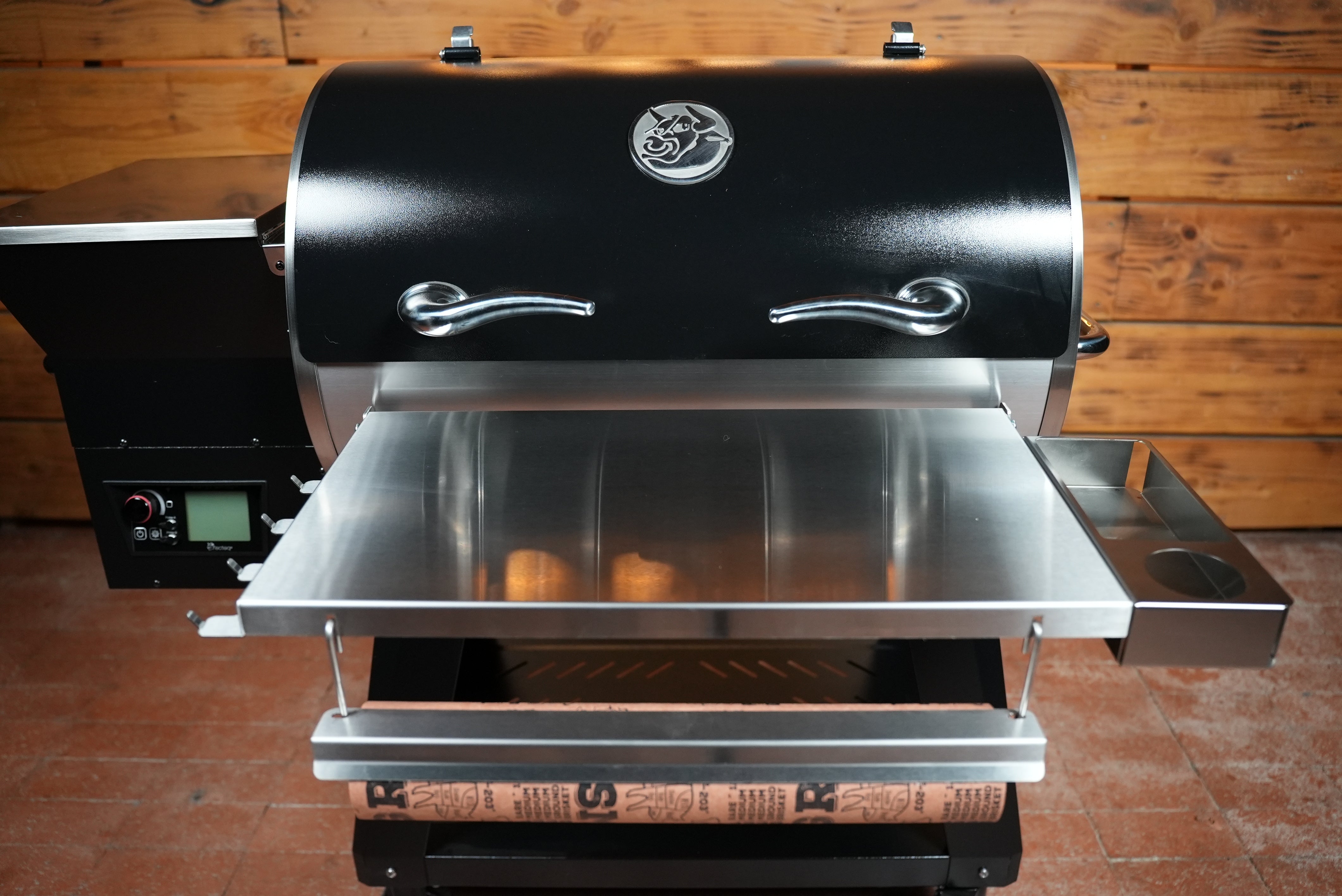 Tactical Stainless Folding Front Shelf for RecTeq Deck Boss 590.