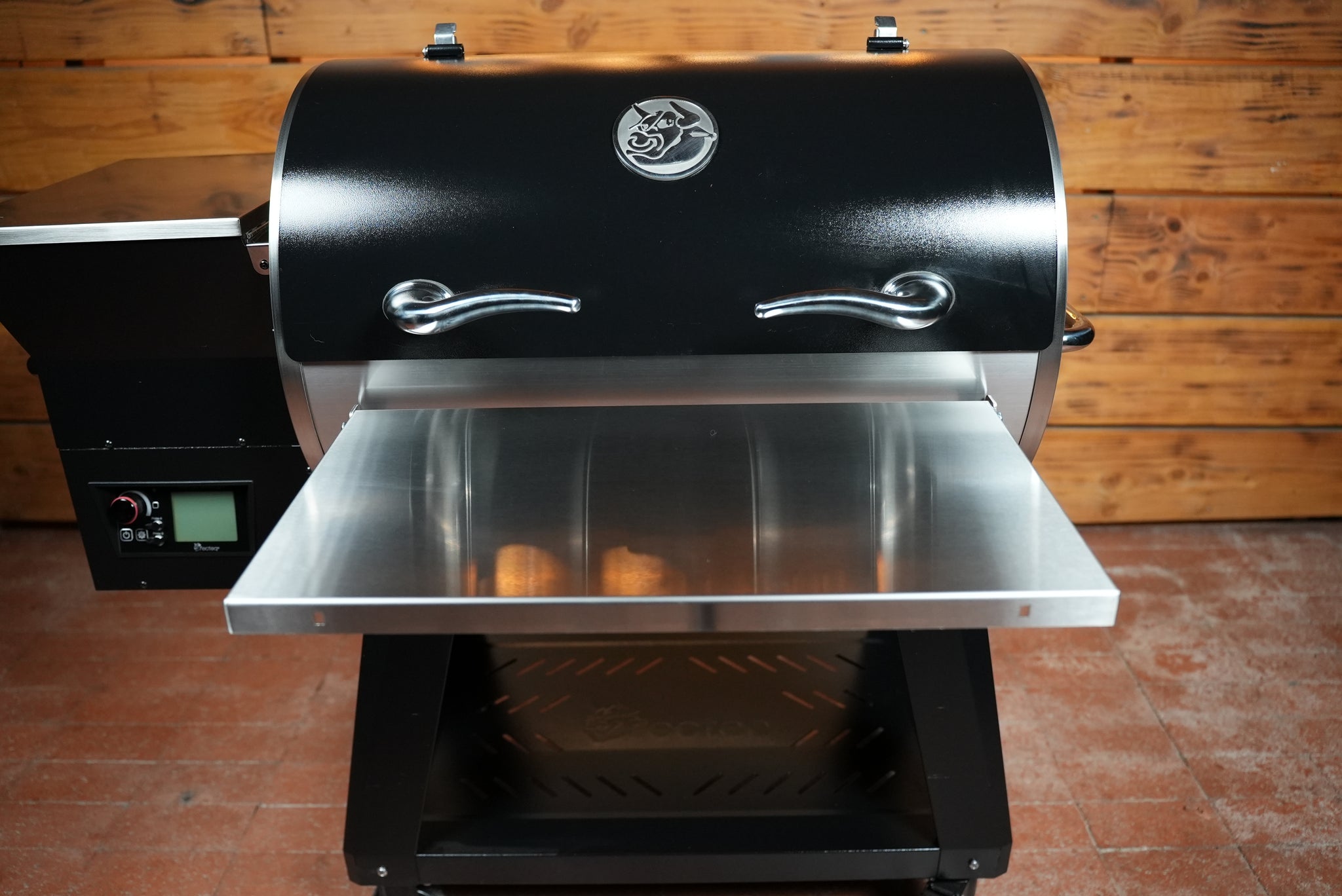 Tactical Stainless Folding Front Shelf for RecTeq RT-590