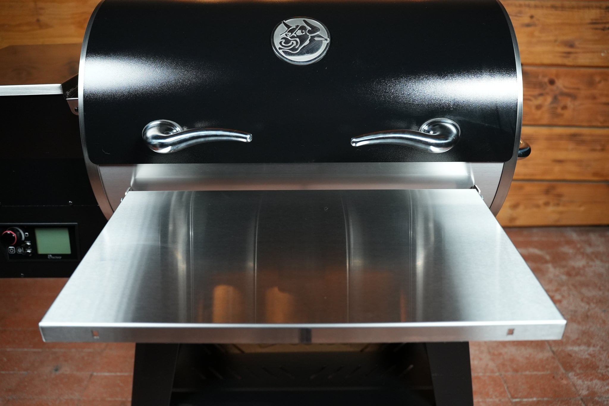 Tactical Stainless Folding Front Shelf for RecTeq RT-590