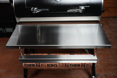 Tactical Stainless Folding Front Shelf for RecTeq Deck Boss 590