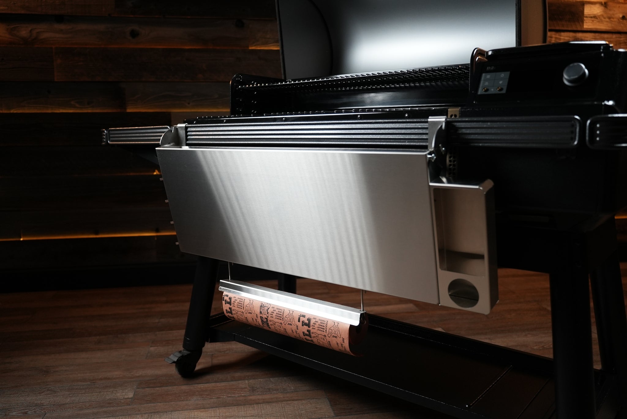 Tactical Stainless Folding Front Shelf for Traeger Ironwood XL