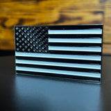 Old Glory Grill Emblem, Black & White for all Green Mountain Grills.