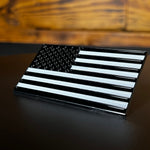 Old Glory Grill Emblem, Black & White for all Green Mountain Grills.
