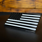Old Glory Grill Emblem, Black & White for all Green Mountain Grills.