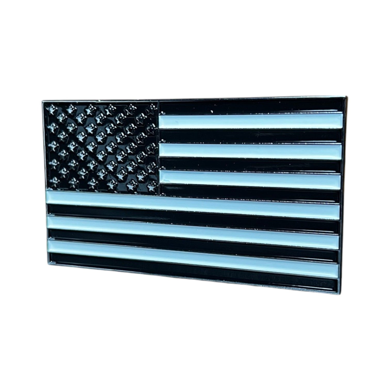 Old Glory Grill Emblem, Black & White for all Green Mountain Grills.