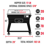 SMOKESTONE 600 GRIDDLE