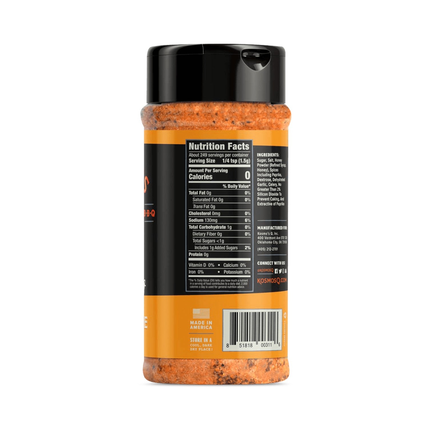 Killer Bee Honey Rub Kosmos Q.