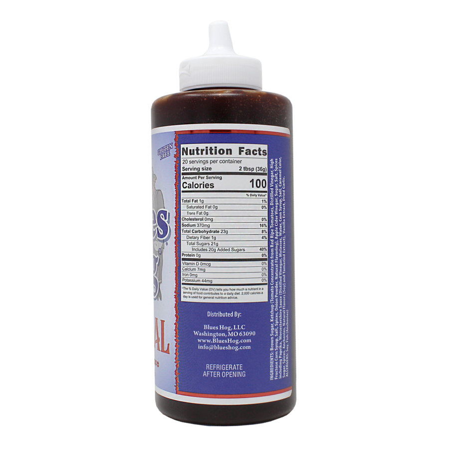 Blues Hog Original BBQ Sauce Squeeze Bottle 25 oz..