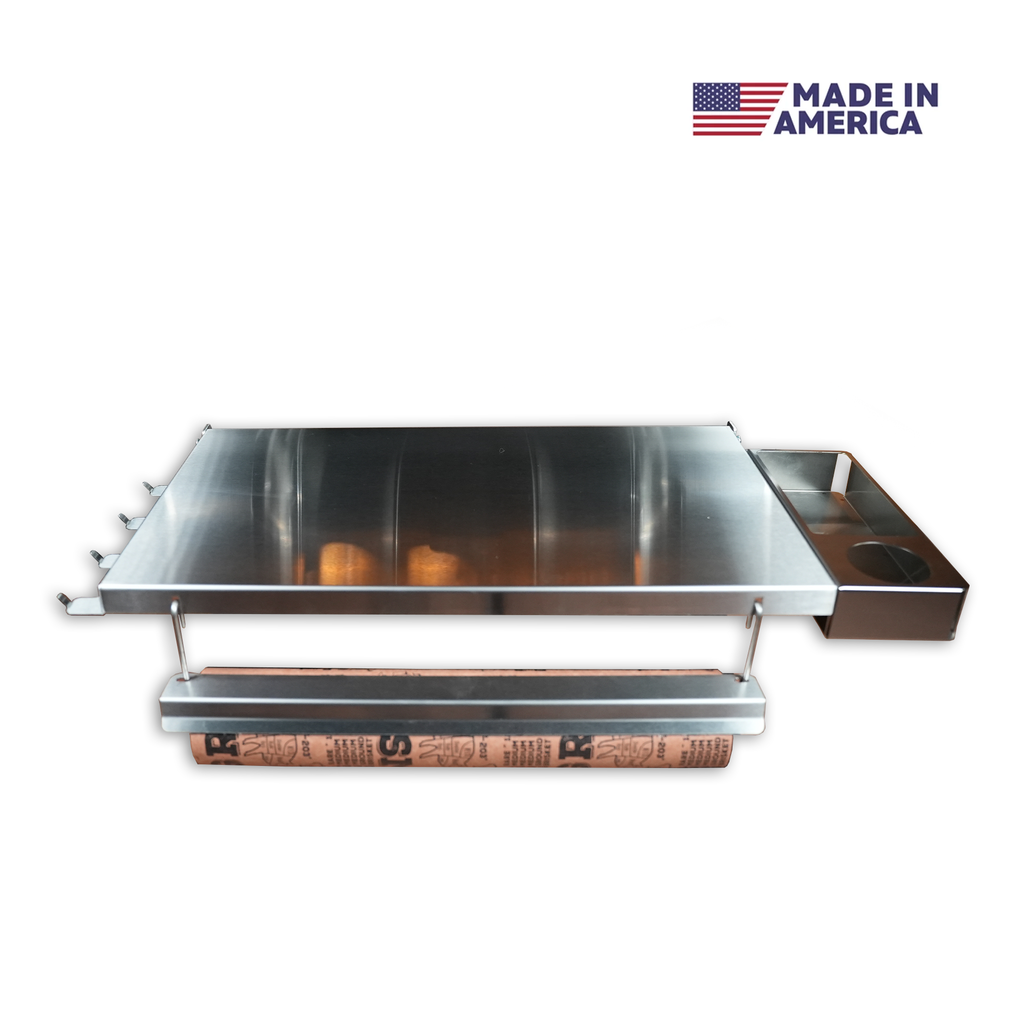Tactical Stainless Folding Front Shelf for RecTeq RT-590