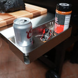 Tactical Stainless Folding Front Shelf for Camp Chef Woodwind 36 / Pro 36 / CL 36