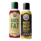 Combo Pack: Gourmet Duck Fat Spray & Wagyu Beef Tallow Spray