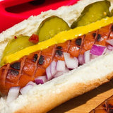 SLOTDOG® Hot Dog Slicing Tool.