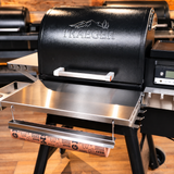 Traeger Timberline 850 | Pimp My Grill® Tactical Stainless Folding Front Shelf