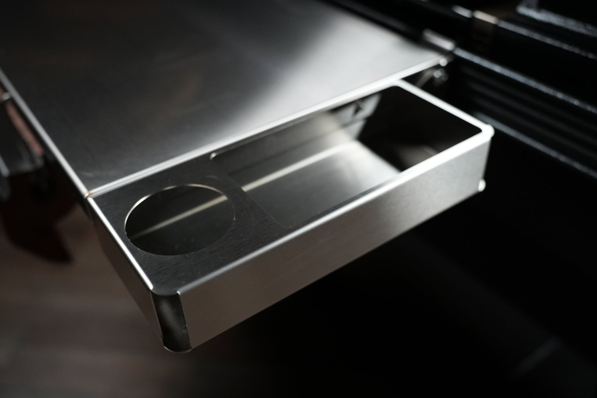 Tactical Stainless Folding Front Shelf | RecTeq RT-800 Deck Boss