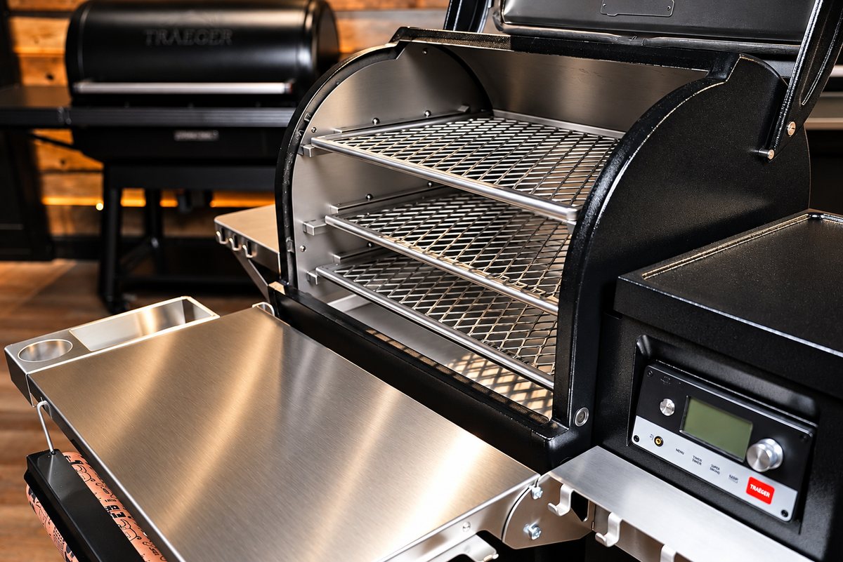 Traeger Timberline 850 | Pimp My Grill® G3 Slide-Out Rack System - 3 Racks
