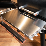 Traeger Timberline 850 | Pimp My Grill® Tactical Stainless Folding Front Shelf
