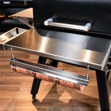 Traeger Timberline 850 | Pimp My Grill® Tactical Stainless Folding Front Shelf